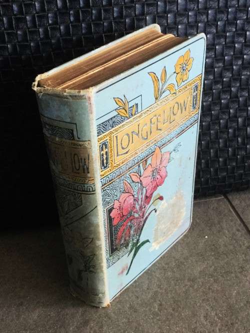 BEAUTIFUL ANTIQUE 1800's POETICAL WORKS OF LONGFELLOW!! *RARE* *HIGHLY COLLECTIBLE*