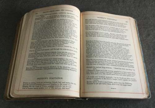 BEAUTIFUL ANTIQUE 1800's POETICAL WORKS OF LONGFELLOW!! *RARE* *HIGHLY COLLECTIBLE*