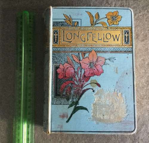 BEAUTIFUL ANTIQUE 1800's POETICAL WORKS OF LONGFELLOW!! *RARE* *HIGHLY COLLECTIBLE*