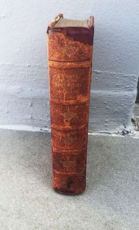 1800's COPY OF ESSAYS FROM THE SPECTATOR BY ADDISON! *BEAUTIFUL BOOK* *ANTIQUE* *RARE*