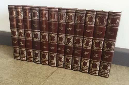 FANTASTIC 12 BOOK COLLECTION OF THE WORKS OF RUDYARD KIPLING!! *PERFECT CONDITION* *COLLECTIBLE*