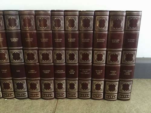 FANTASTIC 12 BOOK COLLECTION OF THE WORKS OF RUDYARD KIPLING!! *PERFECT CONDITION* *COLLECTIBLE*