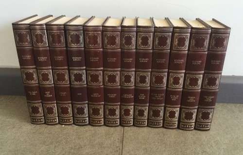 FANTASTIC 12 BOOK COLLECTION OF THE WORKS OF RUDYARD KIPLING!! *PERFECT CONDITION* *COLLECTIBLE*
