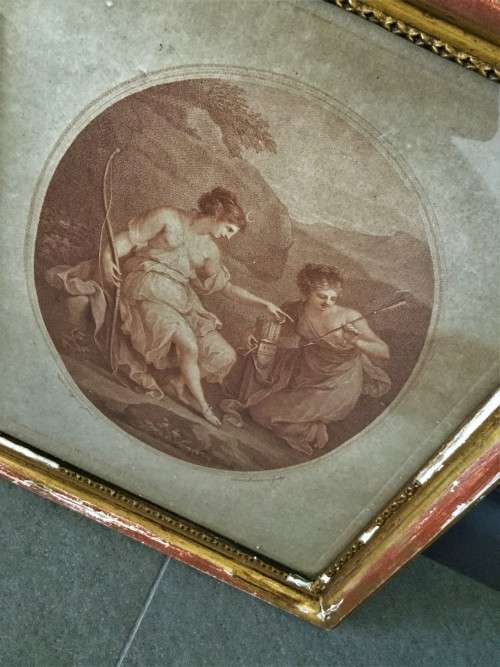 SET OF TWO, 1783 GEORGIAN  BARTOLOZZI LITHOGRAPHS!!  *SIMILAR SETS WORTH R10000+*
