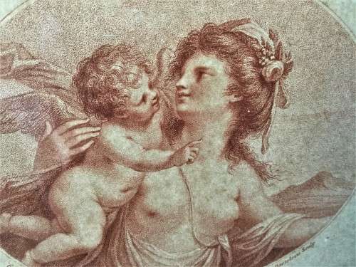 SET OF TWO, 1783 GEORGIAN  BARTOLOZZI LITHOGRAPHS!!  *SIMILAR SETS WORTH R10000+*