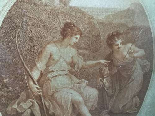 SET OF TWO, 1783 GEORGIAN  BARTOLOZZI LITHOGRAPHS!!  *SIMILAR SETS WORTH R10000+*