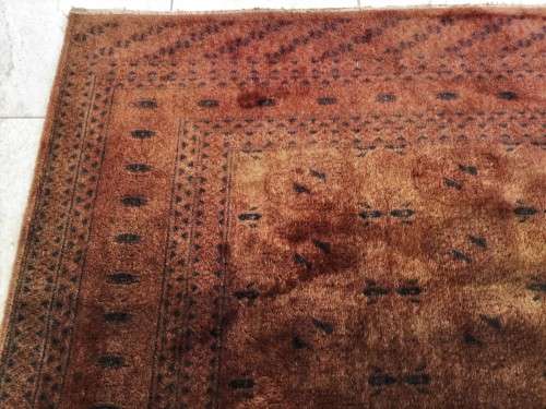 VINTAGE HAND-KNOTTED DUSTY PINK PERSIAN CARPET!! *1950mm - 1300mm*