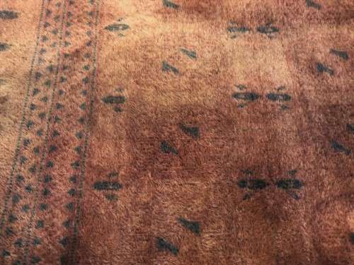 VINTAGE HAND-KNOTTED DUSTY PINK PERSIAN CARPET!! *1950mm - 1300mm*