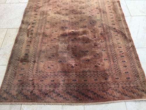 VINTAGE HAND-KNOTTED DUSTY PINK PERSIAN CARPET!! *1950mm - 1300mm*