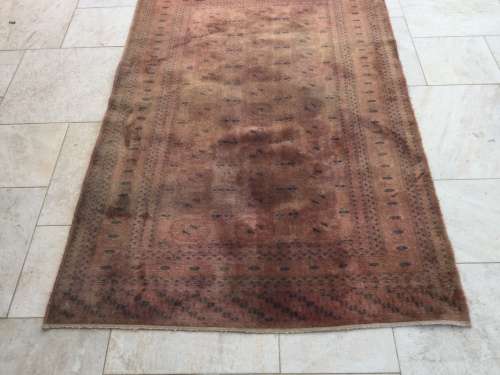 VINTAGE HAND-KNOTTED DUSTY PINK PERSIAN CARPET!! *1950mm - 1300mm*