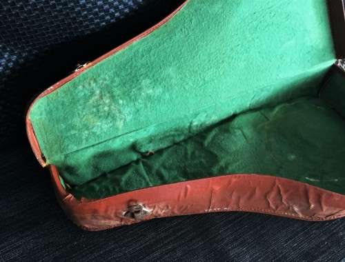 VINTAGE BANJO IN ORIGINAL LEATHER CASE!! *MADE IN ENGLAND*