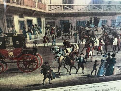 *SELLS FOR R6000+* ANTIQUE PAIR OF 1831 JAMES POLLARD LITHOGRAPHS!!