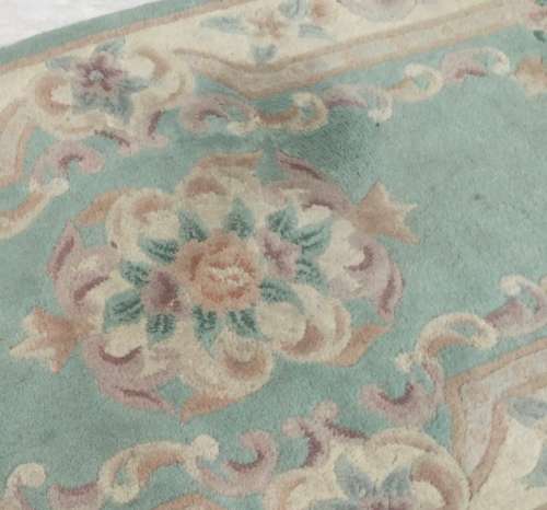 BEAUTIFUL WOOL AND SILK CHINESE RUG!! *GOOD CONDITION* 1800mm by 900mm
