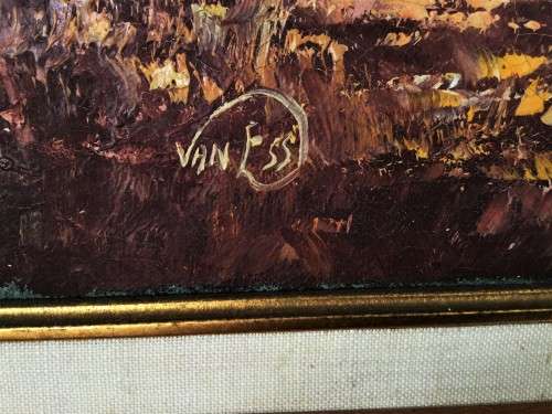 ORIGINAL OIL PAINTING SIGNED: "VAN ESS" *INVESTMENT ART*