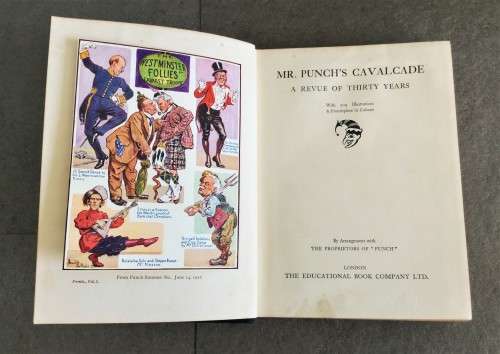 1920's 15 BOOK PUNCH SET! *STUNNING ILLUSTRATIONS*