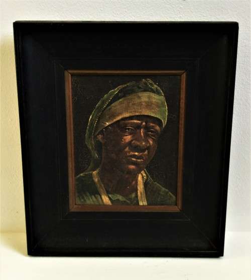 ANTIQUE FRAMED AND SIGNED AFRICAN PAINTING!