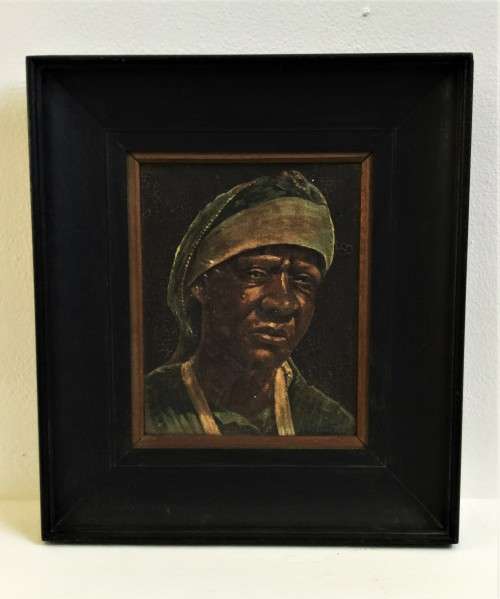 ANTIQUE FRAMED AND SIGNED AFRICAN PAINTING!