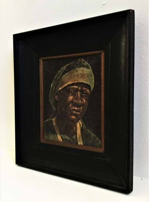 ANTIQUE FRAMED AND SIGNED AFRICAN PAINTING!