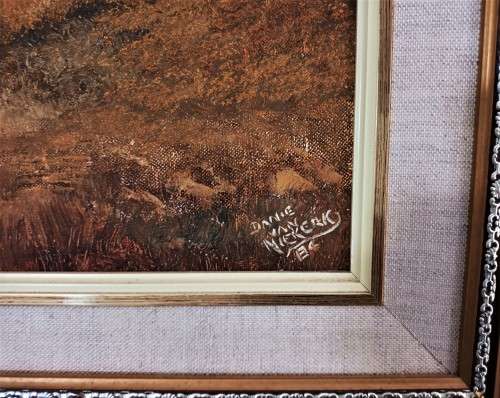 DANIE VAN NIEKERK (1931 - 2003), LARGE SAVANNAH SCENE! *INVESTMENT ART* *VALUABLE*