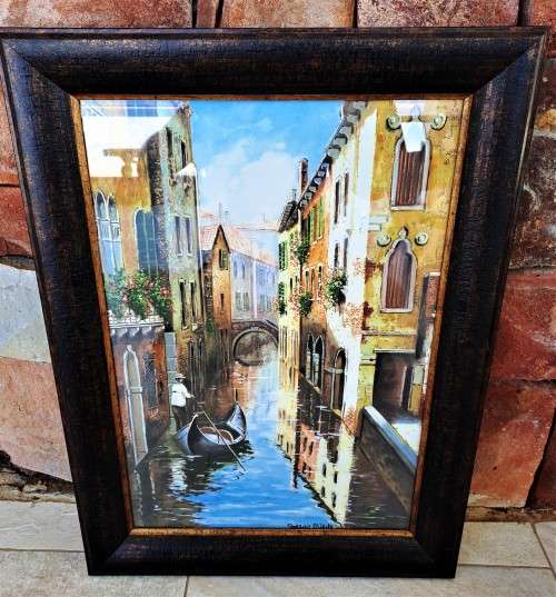 STUNNING ORIGNAL FRAMED WATER COLOUR BY ARTIST STEFANIA MARCHI!