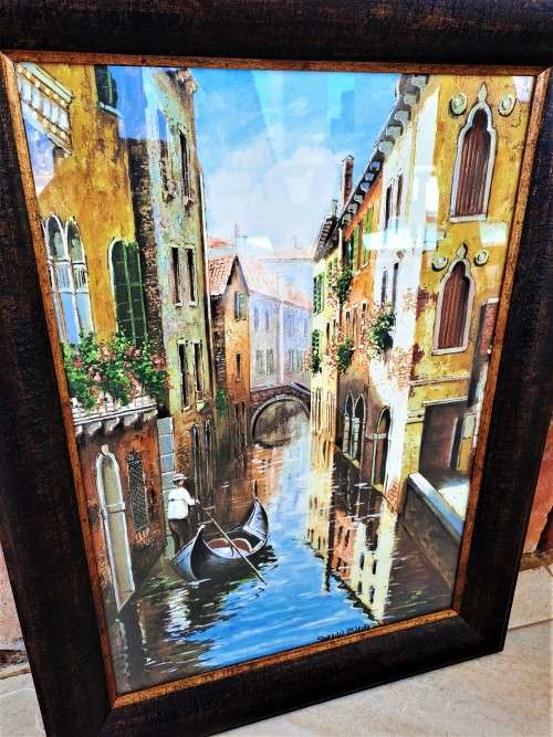 STUNNING ORIGNAL FRAMED WATER COLOUR BY ARTIST STEFANIA MARCHI!