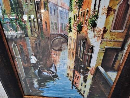 STUNNING ORIGNAL FRAMED WATER COLOUR BY ARTIST STEFANIA MARCHI!