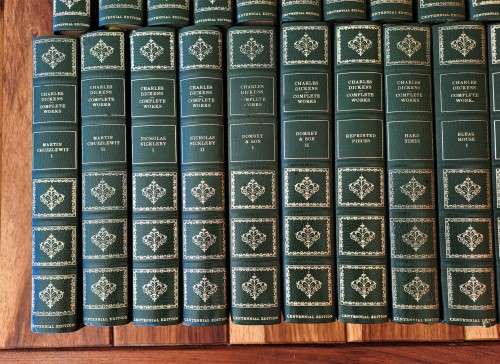 COMPLETE 36 BOOK COLLECTION OF THE WORKS OF CHARLES DICKENS!!