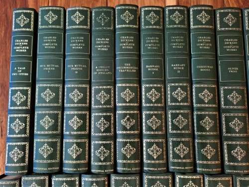 COMPLETE 36 BOOK COLLECTION OF THE WORKS OF CHARLES DICKENS!!