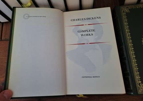 COMPLETE 36 BOOK COLLECTION OF THE WORKS OF CHARLES DICKENS!!