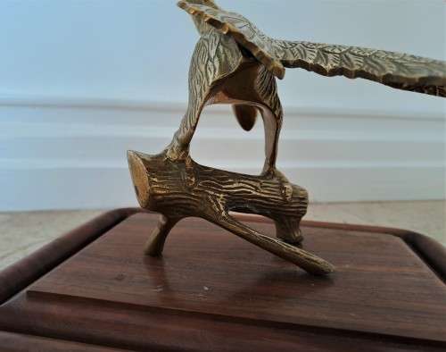 STUNNING MOUNTED SOLID BRASS EAGLE! *LOVELY PIECE*