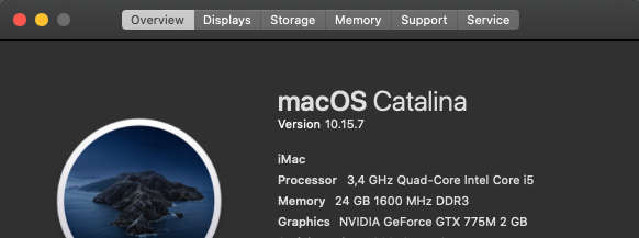 Apple iMac, 3.4Ghz i5,  24Gb RAM, 27` (Late 2013)