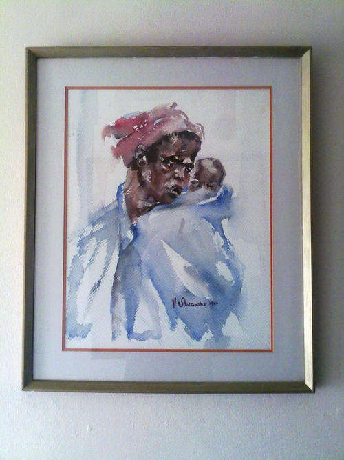 African Mother and Child