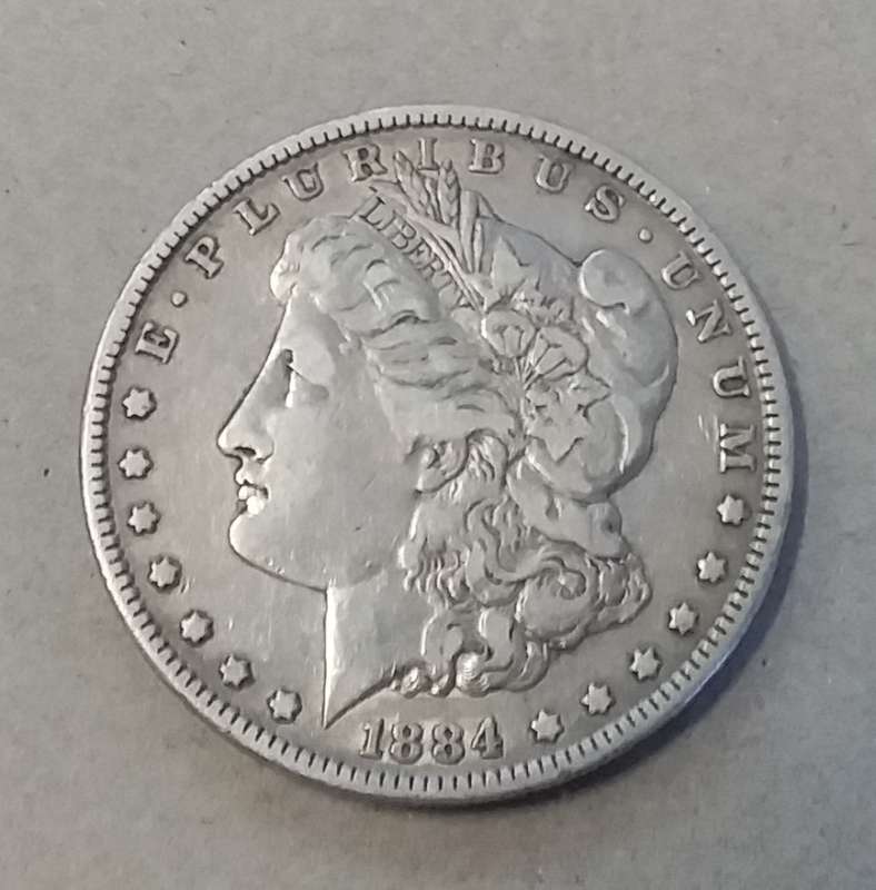 1884 Morgan Silver Dollar