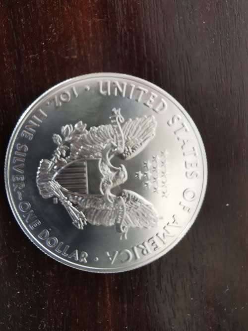 Silver Eagles - in plastic capsules