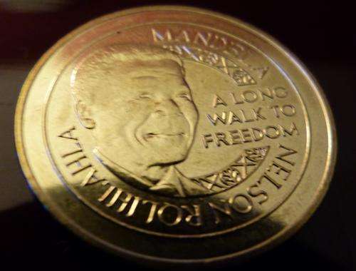 Nelson Mandela Long walk to freedom token medal
