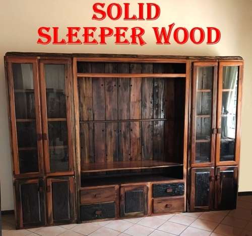 Entertainment Units - Sleeper Wood