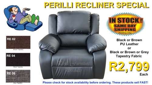 Recliner Chairs - NEW!