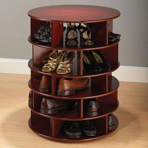 Rotating Shoe Rack