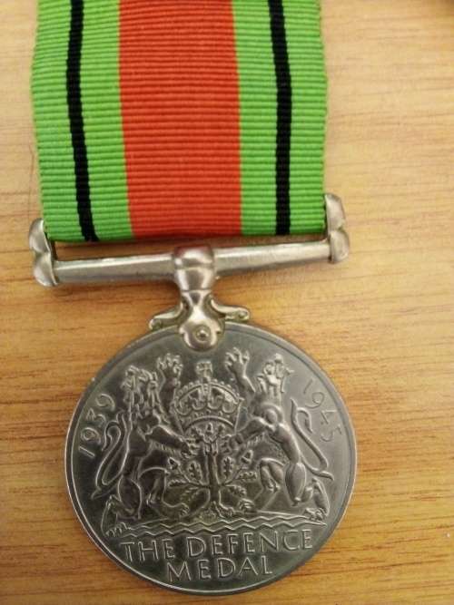 Awesome-Defence Medal With Ribbon--Awarded to--34599-w.lockets