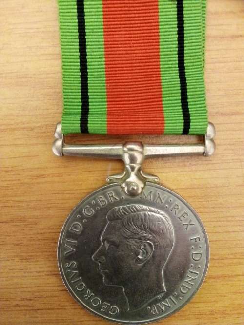 Awesome-Defence Medal With Ribbon--Awarded to--34599-w.lockets