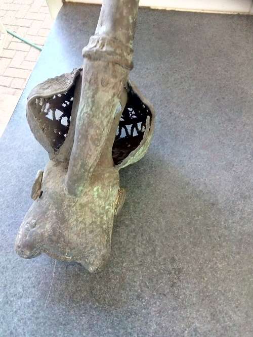 What a FIND!-"Bamum"People Ceremonial Pipe-Solid & Heavy --STUNNING& UNUSUAL!!!