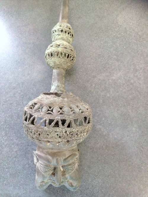 What a FIND!-"Bamum"People Ceremonial Pipe-Solid & Heavy --STUNNING& UNUSUAL!!!