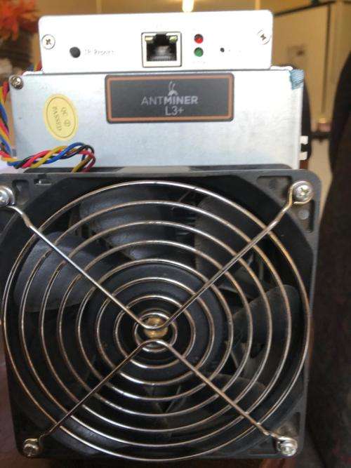 Antminer L3+ and power supply in excellent condition