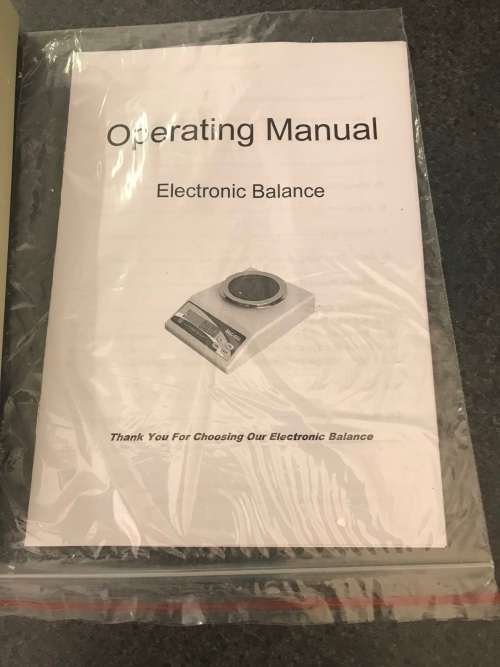 Brand new Electronic balance scale Model ELC-1002 Weighs up to 1kg.