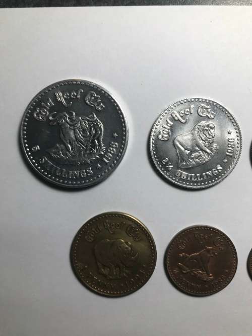 AWESOME--Gold Reef City Tokens Full Set