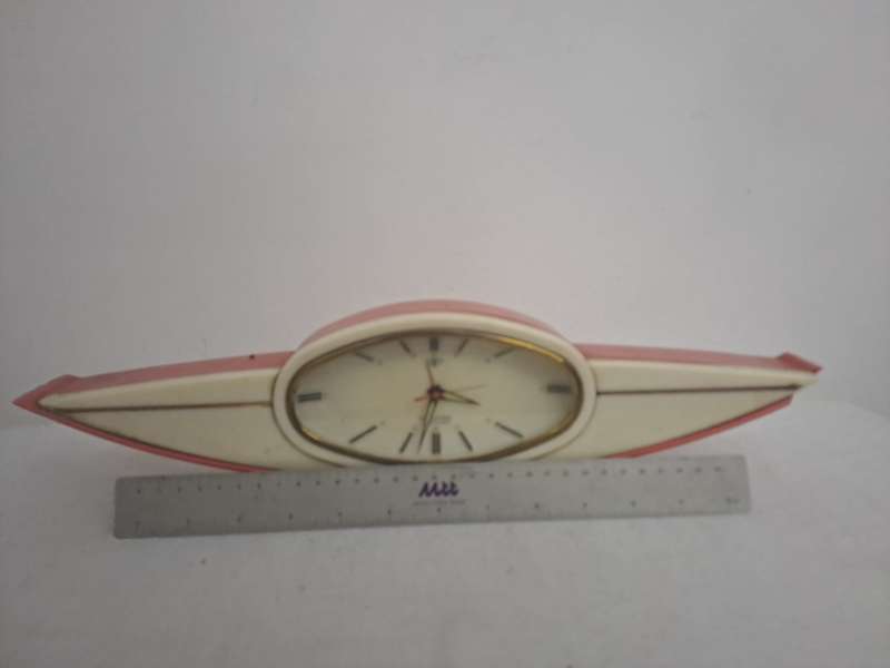 Vintage Retro Atomic Clock Bakelite (damaged)