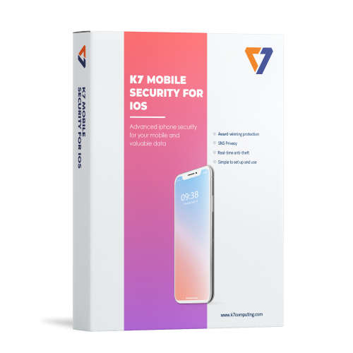 K7 Mobile Security for IOS Software 2021 for iPhone,iPads|1 User,1 Year-Email Delivery