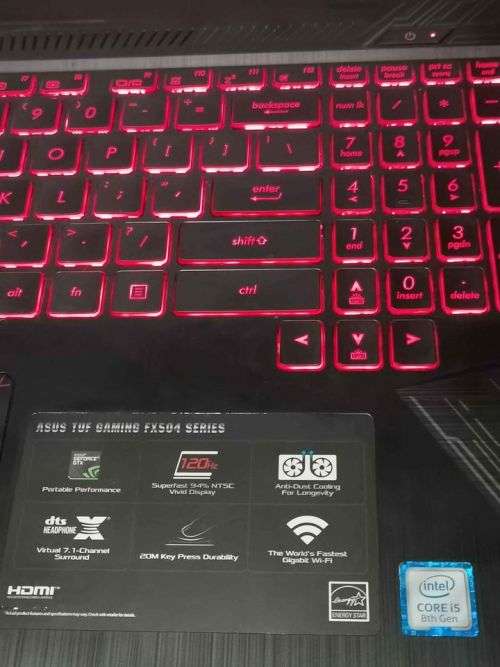 Asus Tuf FX504g gaming laptop