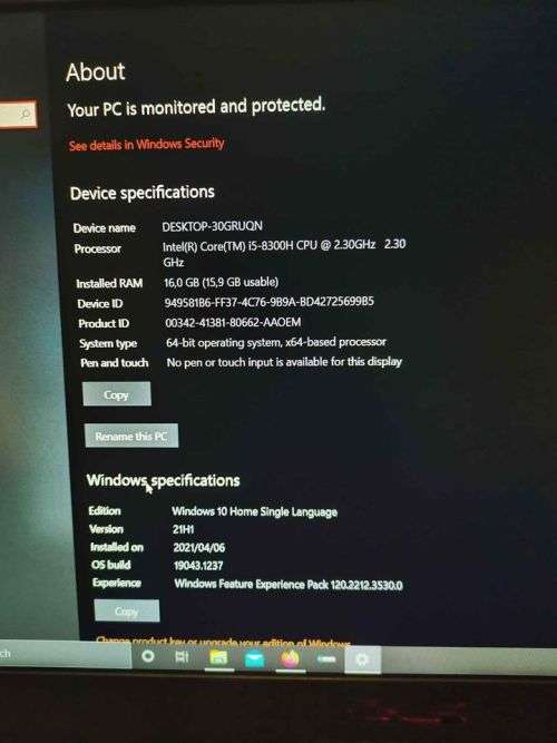 Asus Tuf FX504g gaming laptop