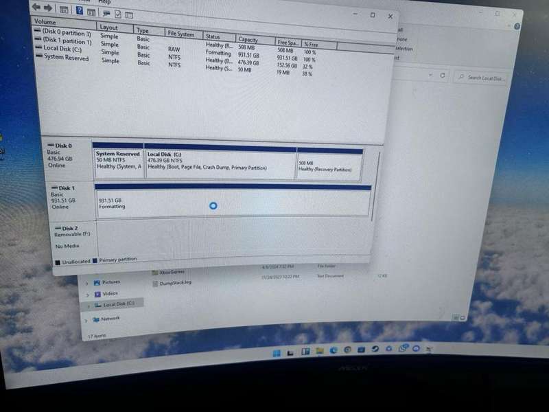 ADATA 1TB NVME SSD (READ)